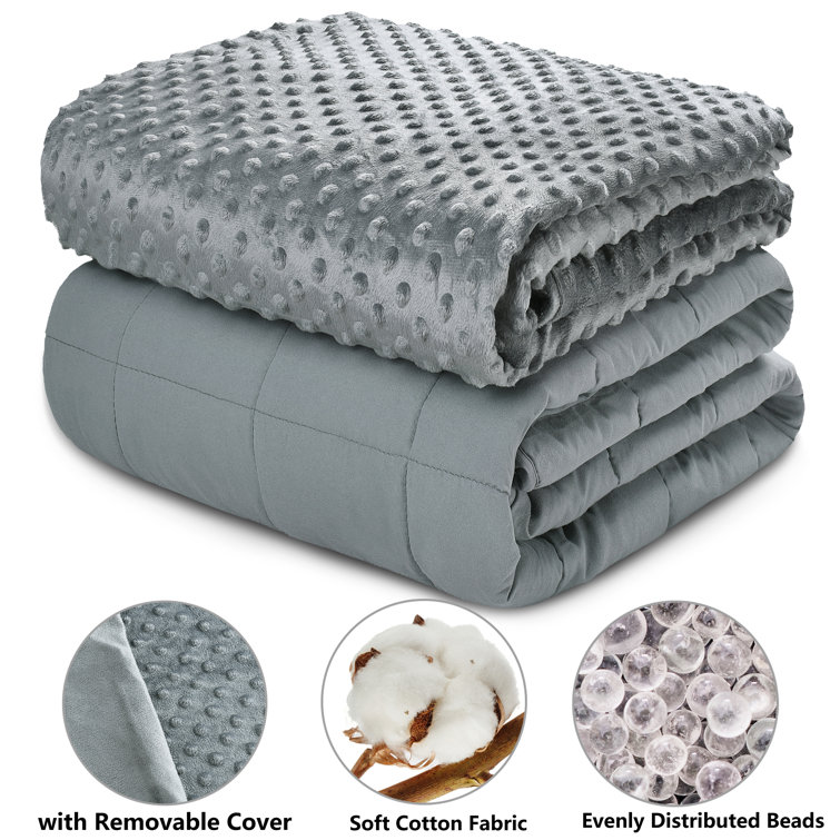 Weighted discount cotton blanket